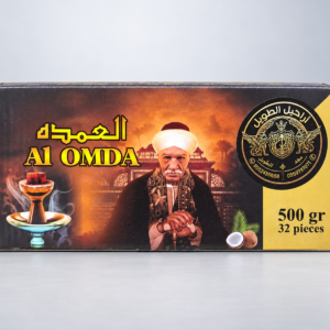 فحم العمدة AL OMDA – 500 غرام / 32 قطعة